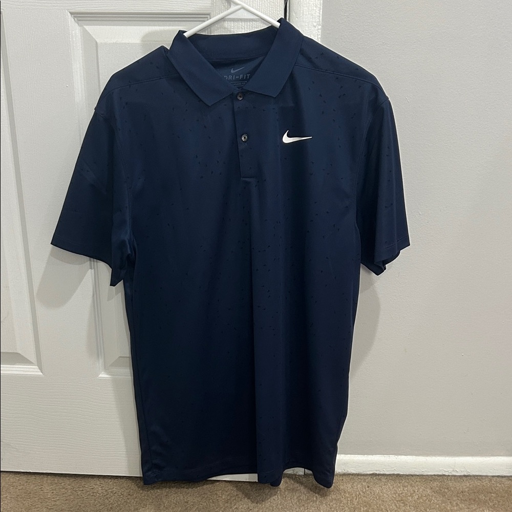 Nike Men's Dark Blue Polo Shirt